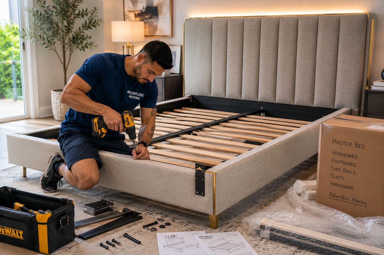 Professional furniture assembly service